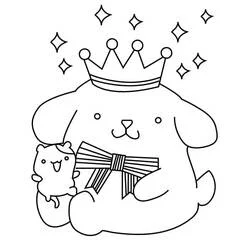 Pompompurin - Free printable coloring pages