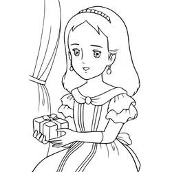 Princess Sarah - Free printable coloring pages