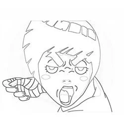 Rock Lee - Free printable coloring pages