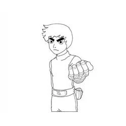 Rock Lee - Free printable coloring pages