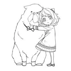 Printable Spy x Family (Anime and Manga) coloring page #182904, ready to color