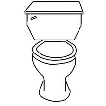 Bathroom - Free printable coloring pages