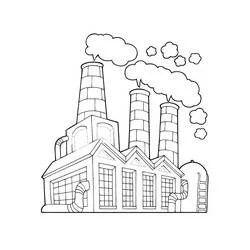 Factory - Free printable coloring pages