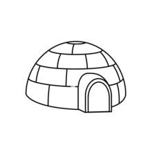 Igloo - Free printable coloring pages