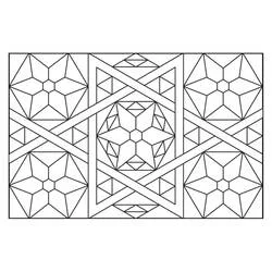 Mosaic - Free printable coloring pages