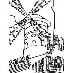Moulin Rouge - Free printable coloring pages
