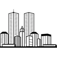 Skyscraper - Free printable coloring pages