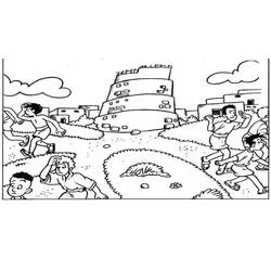 Tower of Babel - Free printable coloring pages