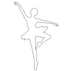 Dancer - Free printable coloring pages