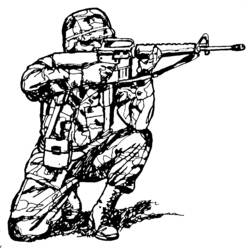Military - Free printable coloring pages