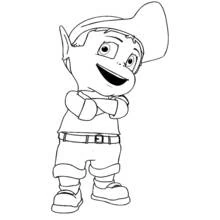 Adiboo coloring page #23639 to print and color