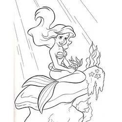 Ariel coloring page #178442 to print and color