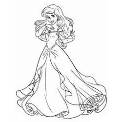 Ariel coloring page #178444 to print and color