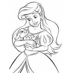 Ariel coloring page #178445 to print and color