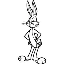Bugs Bunny - Free printable coloring pages