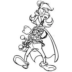 Cacofonix coloring page #189669 to print and color