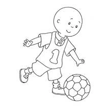 Caillou - Free printable coloring pages