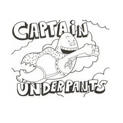 Captain Underpants - Free printable coloring pages