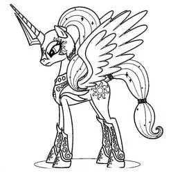 Celestia - Free printable coloring pages