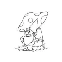 David, the Gnome - Free printable coloring pages