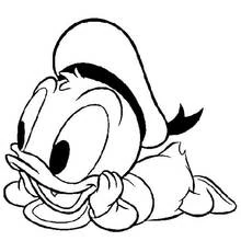 Donald Duck - Free printable coloring pages