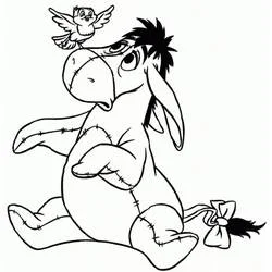 Eeyore - Free printable coloring pages