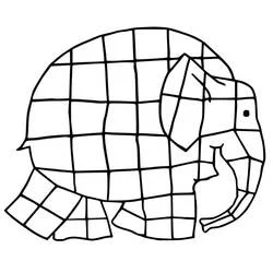 Elmer - Free printable coloring pages