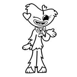 Kissy Missy coloring page #207696 to print and color