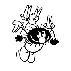 Little Hairy - Free printable coloring pages