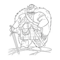 Merida (Brave) coloring page #182246 to print and color