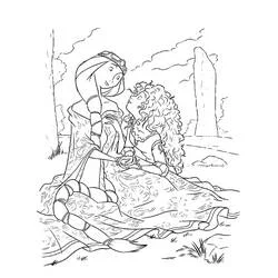Merida (Brave) coloring page #182248 to print and color