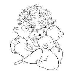 Merida (Brave) coloring page #182249 to print and color