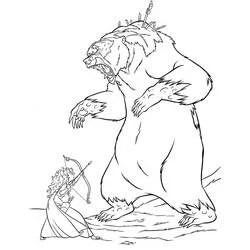 Merida (Brave) coloring page #182257 to print and color