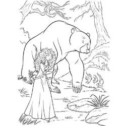 Merida (Brave) coloring page #182258 to print and color