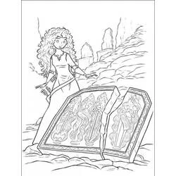 Merida (Brave) coloring page #182261 to print and color