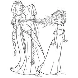 Merida (Brave) coloring page #182262 to print and color