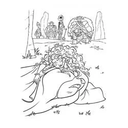 Merida (Brave) coloring page #182263 to print and color