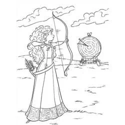 Merida (Brave) coloring page #182266 to print and color