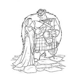 Merida (Brave) coloring page #182269 to print and color
