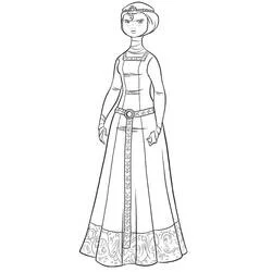 Merida (Brave) coloring page #182272 to print and color