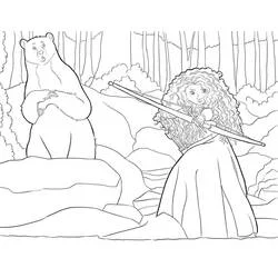 Merida (Brave) coloring page #182275 to print and color