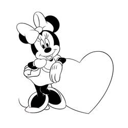 Minnie - Free printable coloring pages