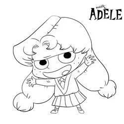 Mortelle Adele - Free printable coloring pages