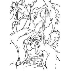 Nala coloring page #180405 to print and color