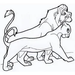 Nala coloring page #180408 to print and color