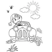 Noddy - Free printable coloring pages
