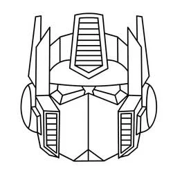 Optimus Prime - Free printable coloring pages