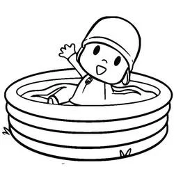 Pocoyo - Free printable coloring pages
