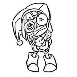 Pomni - Free printable coloring pages