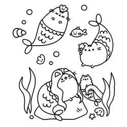 Pusheen coloring page #188433 to print and color
